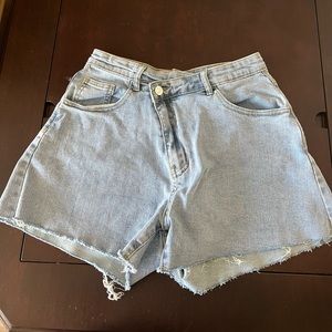 Denim shorts